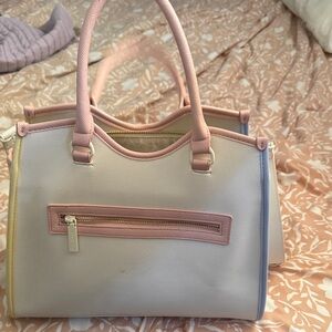 Betsey Johnson Cream and Pink Floral Accessory